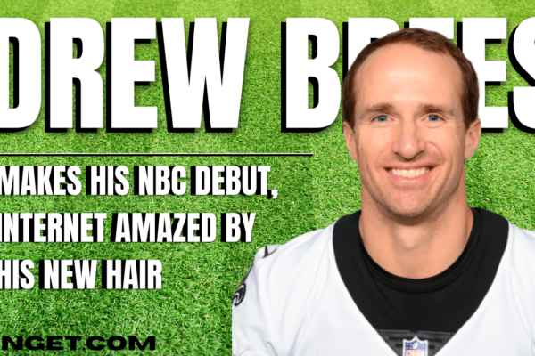 Drew Brees Makes His NBC Debut, Internet Amazed by His New Hair